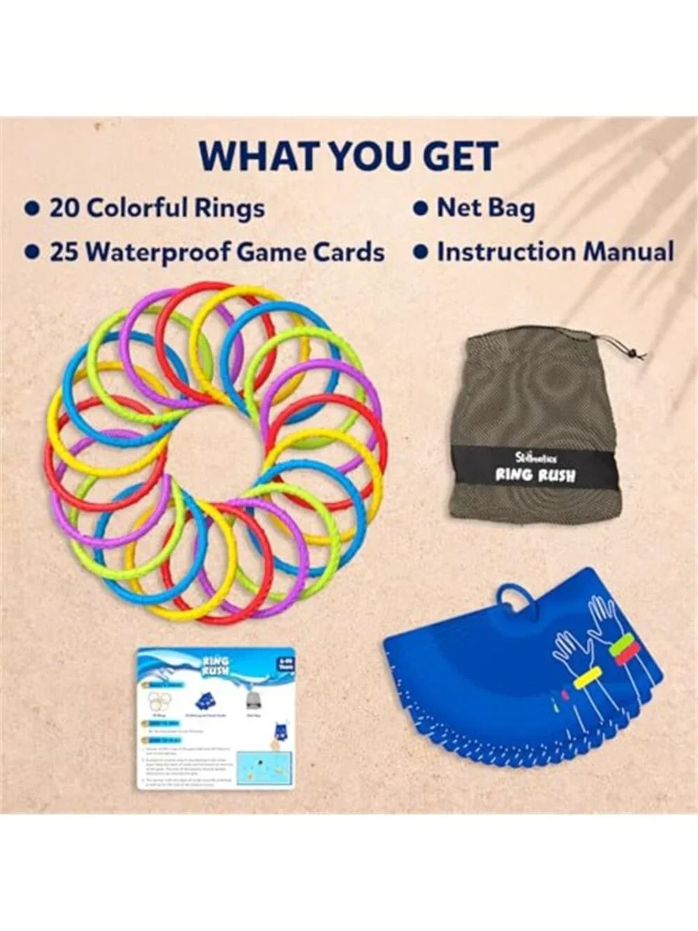 Pool Toys & Games, Dive Rings for Kids & Teens